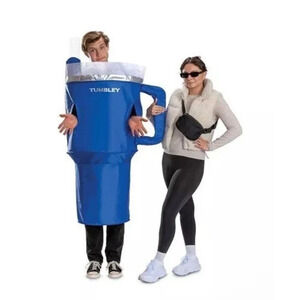 Tumbley Tumbler Cup Costume One Size Fits Most Adult OR Child Stanley Blue NEW